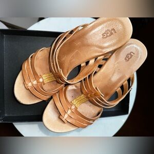 UGG Brown Strappy Sandals